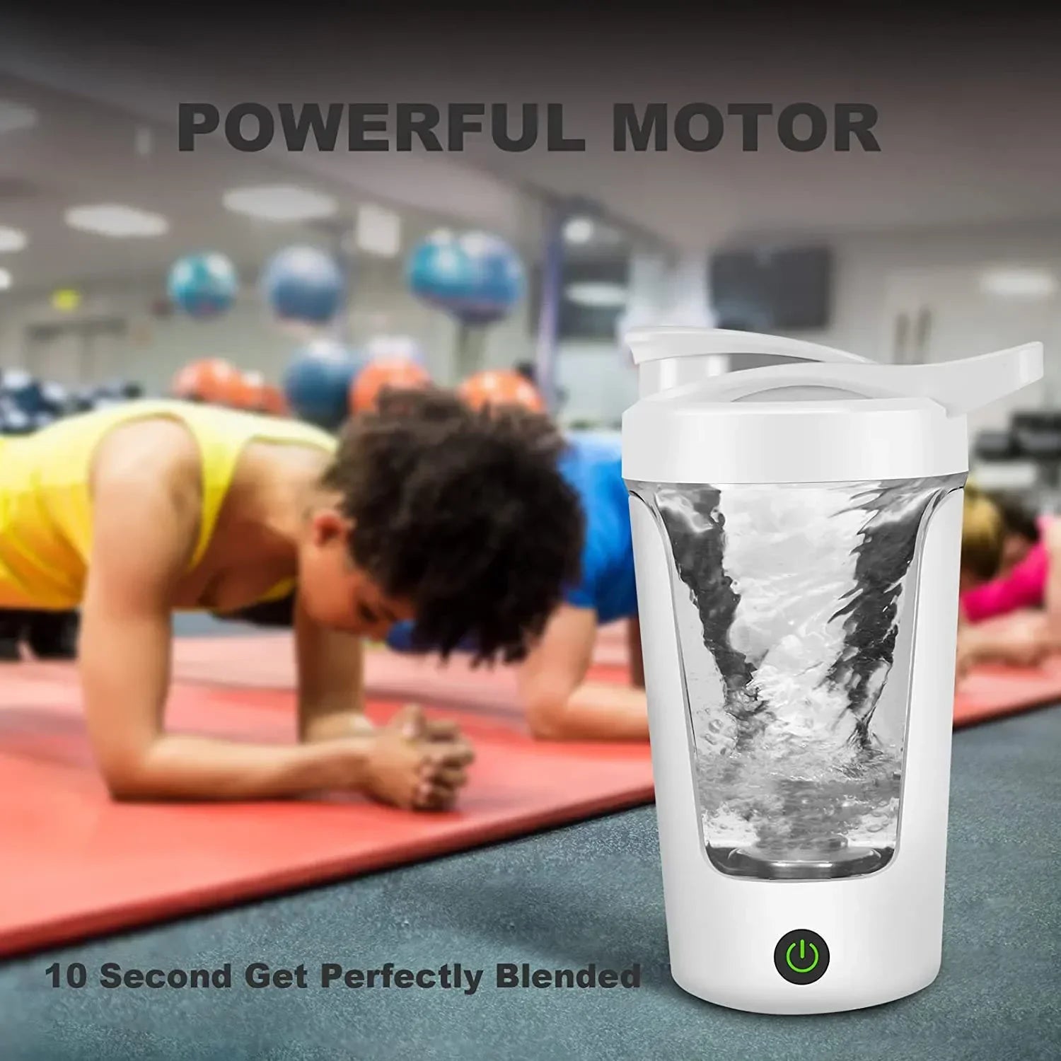450Ml Blenders Cup Electric Mixing Cup Portable Protein Powder Shaker Bottle Mixer