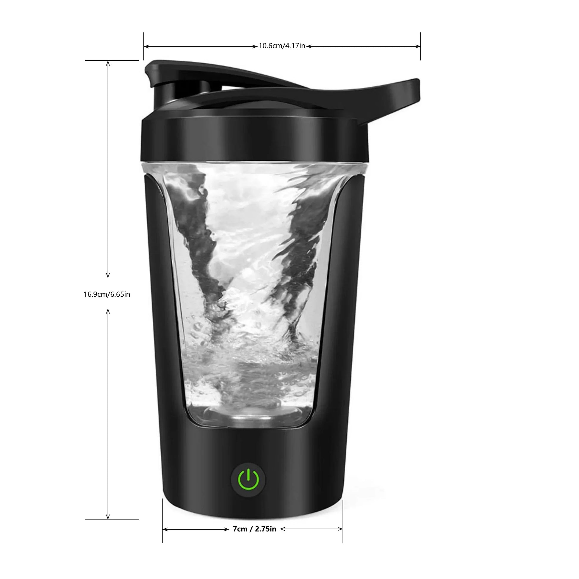 450Ml Blenders Cup Electric Mixing Cup Portable Protein Powder Shaker Bottle Mixer